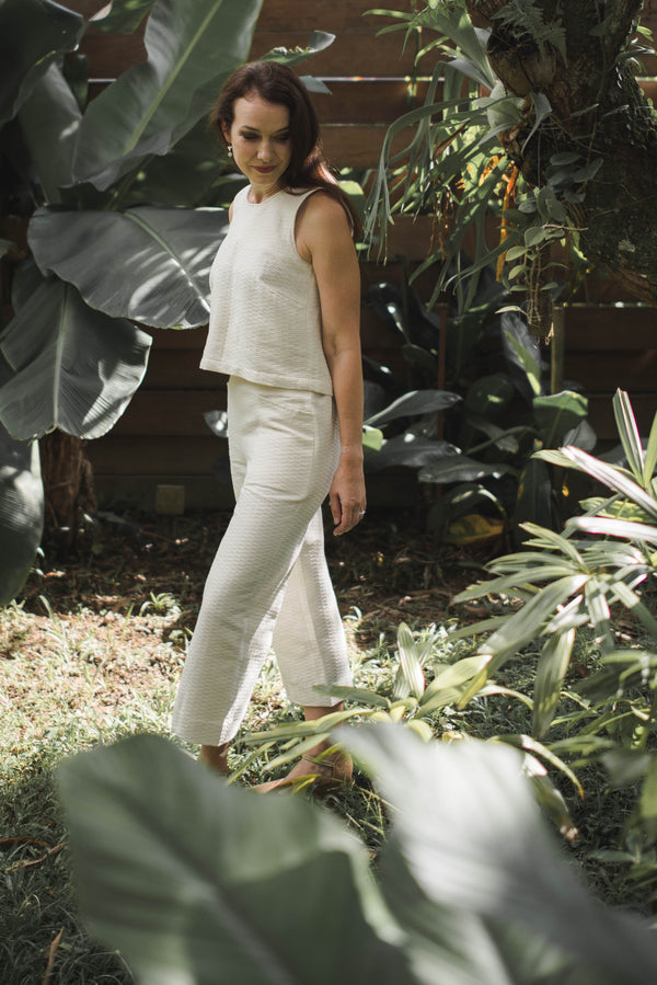 Reza White Top
