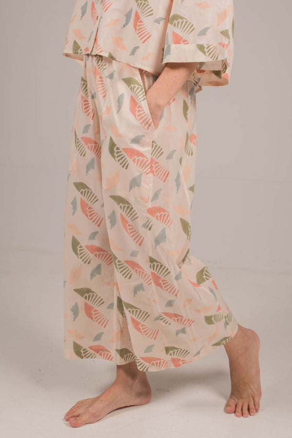 Kai Flare Pants in Spiral Blush