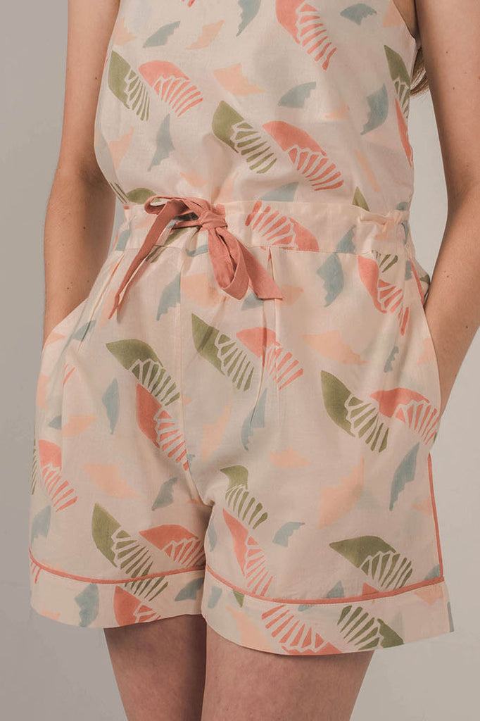 Avraam Shorts in Spiral Blush