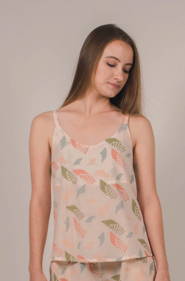 Eden Camisole in Spiral Blush