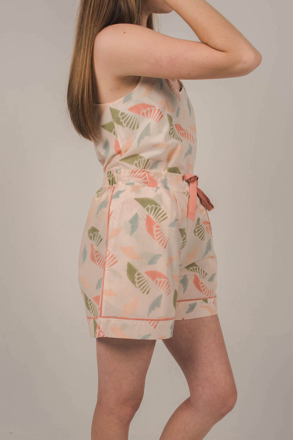 Avraam Shorts in Spiral Blush