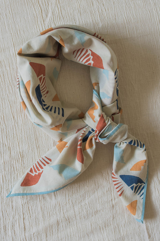 Spiral | Sky Scarf